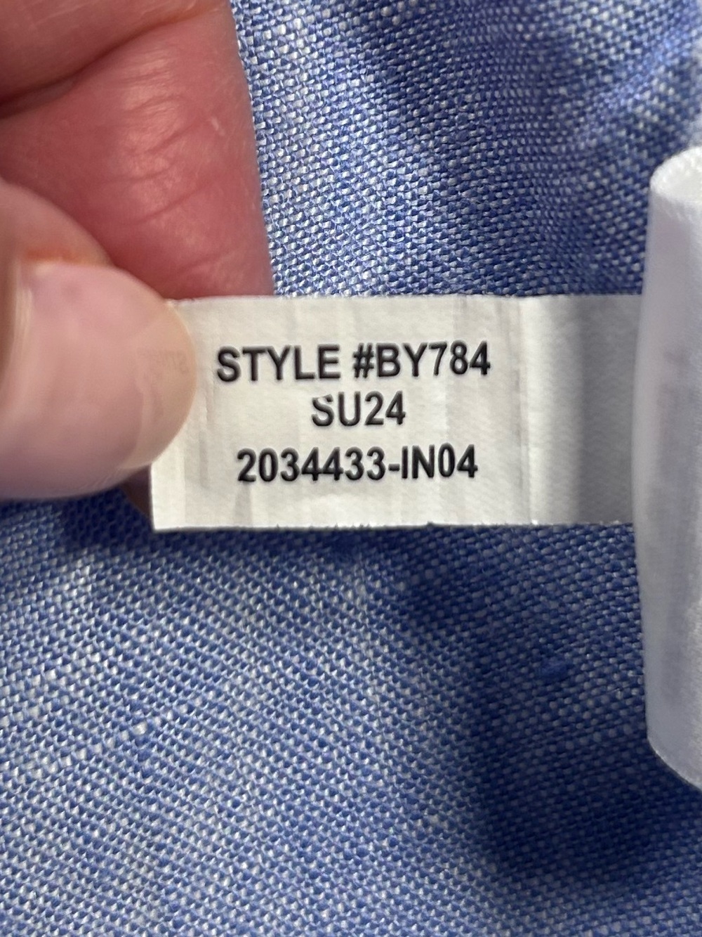 J.Crew 100% Linen Shirt Dress Tunic Women Small Light Blue Button Front Pockets - Picture 7 of 11